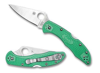 Spyderco Delica 4 Knife Flat Ground FRN C11FPGR