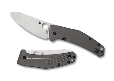 Spyderco SpydieChef Frame Lock Knife Gray Ti C211TIP