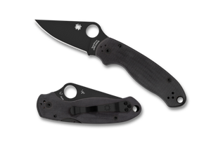 Spyderco Para 3 Compression Lock Knife Black G-10 (3" Black) C223GPBK