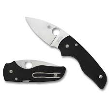 Spyderco Lil' Native Compression Lock Knife Black G-10  C230GP